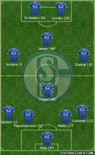 FC Schalke 04 Formation 2014