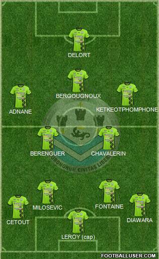 Tours Football Club Formation 2014