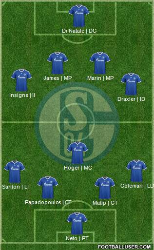 FC Schalke 04 Formation 2014