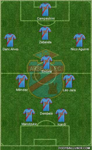 Arsenal de Sarandí Formation 2014