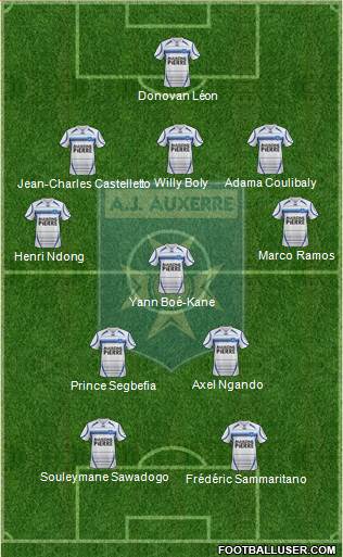 A.J. Auxerre Formation 2014