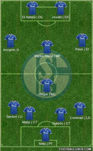 FC Schalke 04 Formation 2014