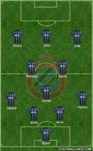 Club Brugge KV Formation 2014