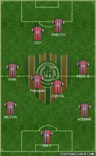 Chacarita Juniors Formation 2014