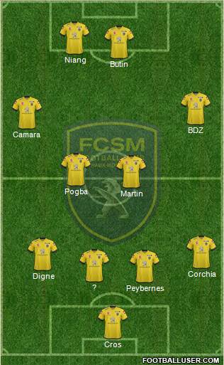 FC Sochaux-Montbéliard Formation 2014