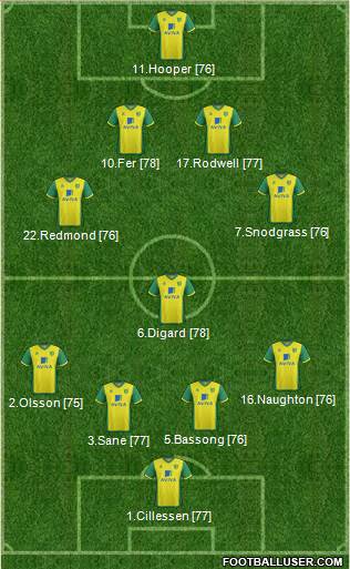 Norwich City Formation 2014