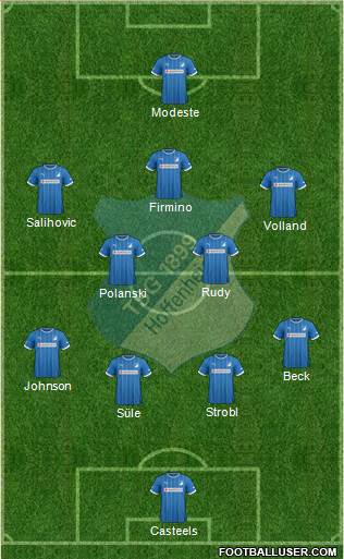 TSG 1899 Hoffenheim Formation 2014