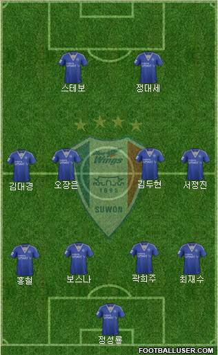 Suwon Samsung Blue Wings Formation 2014