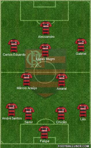 CR Flamengo Formation 2014