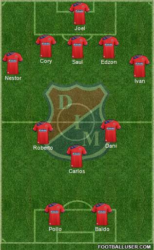 CD Independiente Medellín Formation 2014