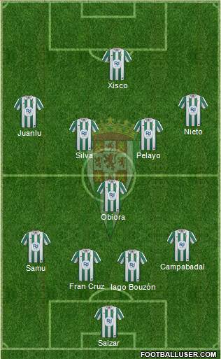 Córdoba C.F., S.A.D. Formation 2014