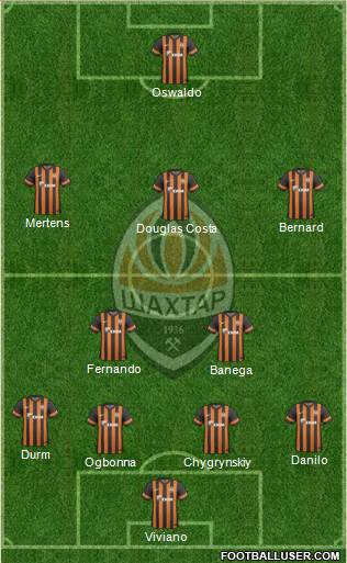 Shakhtar Donetsk Formation 2014