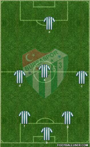 Bursaspor Formation 2014