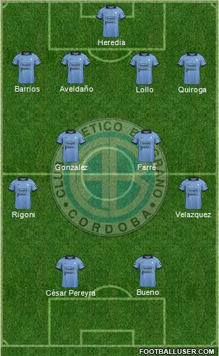 Belgrano de Córdoba Formation 2014