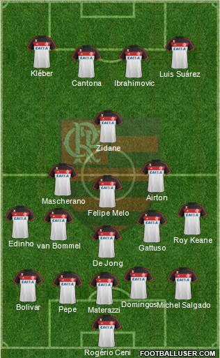 CR Flamengo Formation 2014