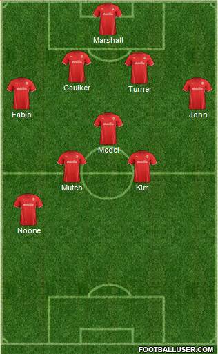 Cardiff City Formation 2014