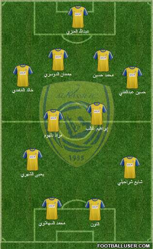 Al-Nassr (KSA) Formation 2014