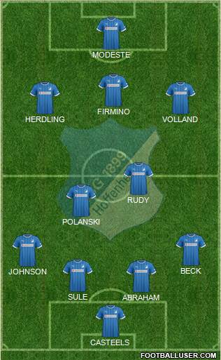 TSG 1899 Hoffenheim Formation 2014