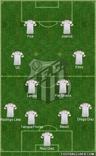 Santos FC Formation 2014