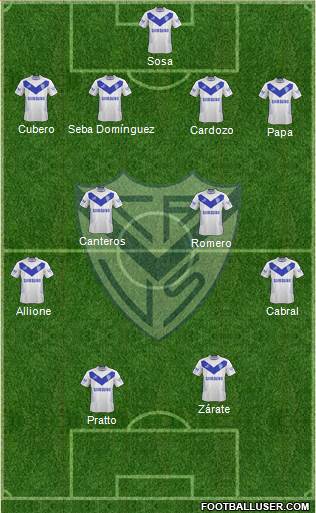 Vélez Sarsfield Formation 2014