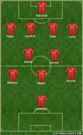 Cardiff City Formation 2014