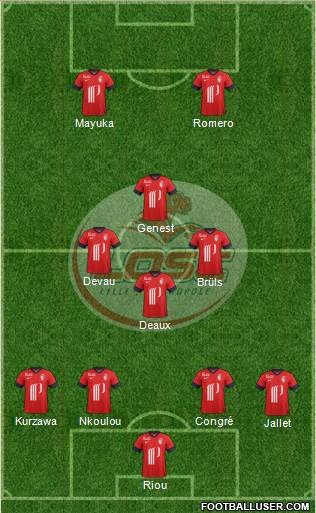 LOSC Lille Métropole Formation 2014