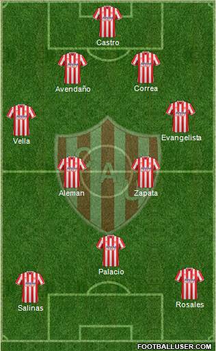 Unión de Santa Fe Formation 2014