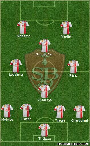 Stade Brestois 29 Formation 2014