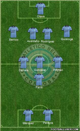 Belgrano de Córdoba Formation 2014