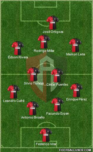 Club Deportivo Atlas Formation 2014