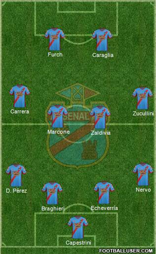 Arsenal de Sarandí Formation 2014