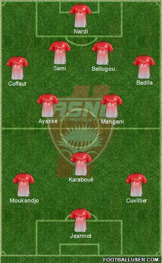 A.S. Nancy Lorraine Formation 2014