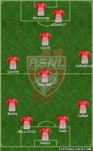 A.S. Nancy Lorraine Formation 2014