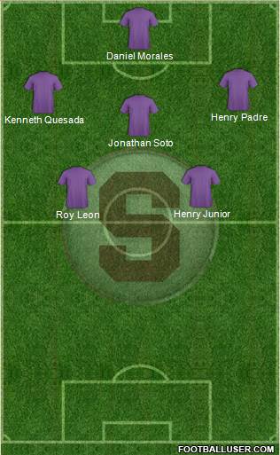 CD Saprissa Formation 2014