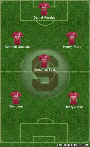 CD Saprissa Formation 2014