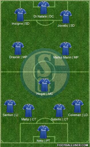 FC Schalke 04 Formation 2014