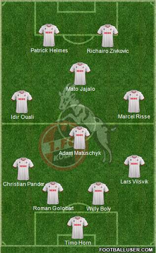 1.FC Köln Formation 2014