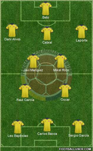 Colombia Formation 2014