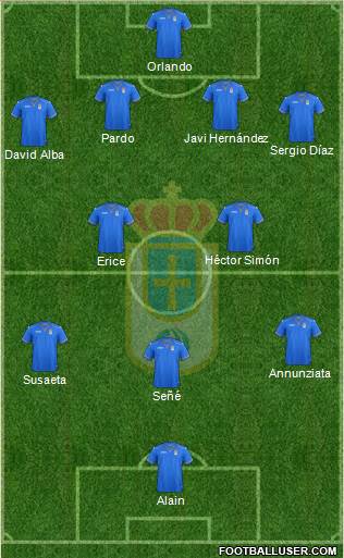 Real Oviedo S.A.D. Formation 2014