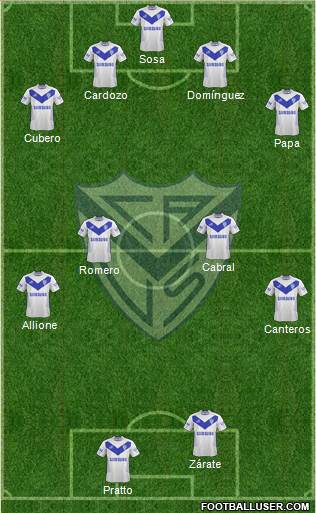 Vélez Sarsfield Formation 2014