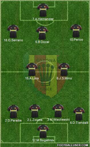 Korona Kielce Formation 2014