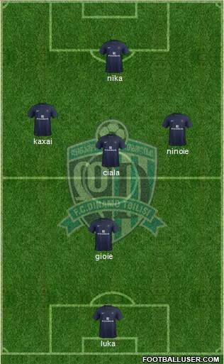 Dinamo Tbilisi Formation 2014