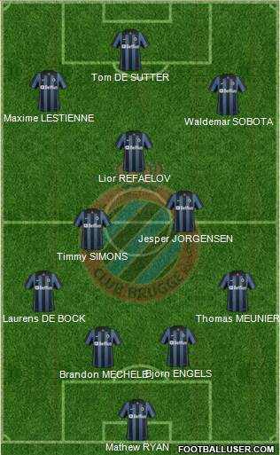 Club Brugge KV Formation 2014