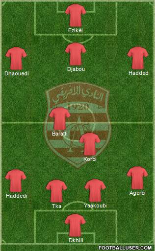 Club Africain Tunis Formation 2014