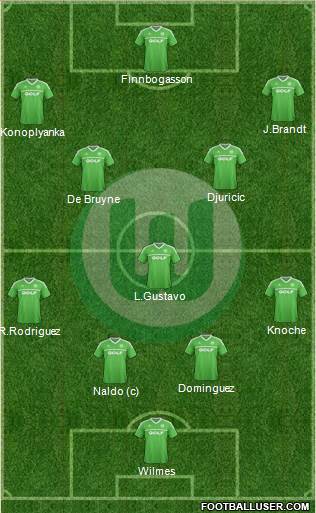 VfL Wolfsburg Formation 2014