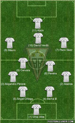 Albacete B., S.A.D. Formation 2014