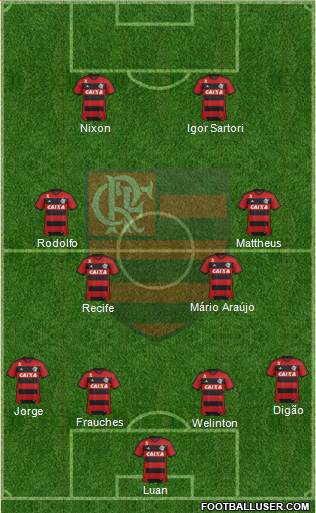 CR Flamengo Formation 2014