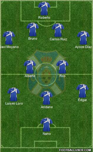 C.D. Tenerife S.A.D. Formation 2014