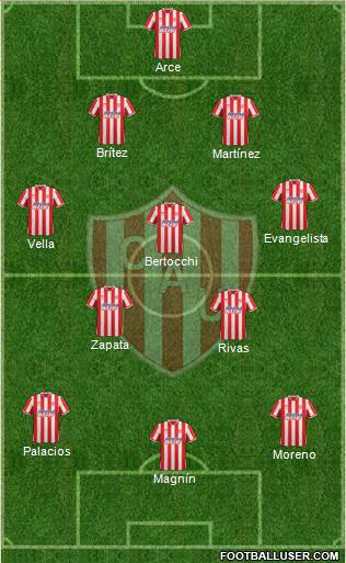 Unión de Santa Fe Formation 2014