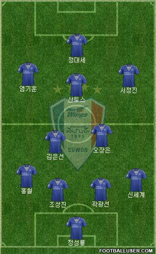 Suwon Samsung Blue Wings Formation 2014